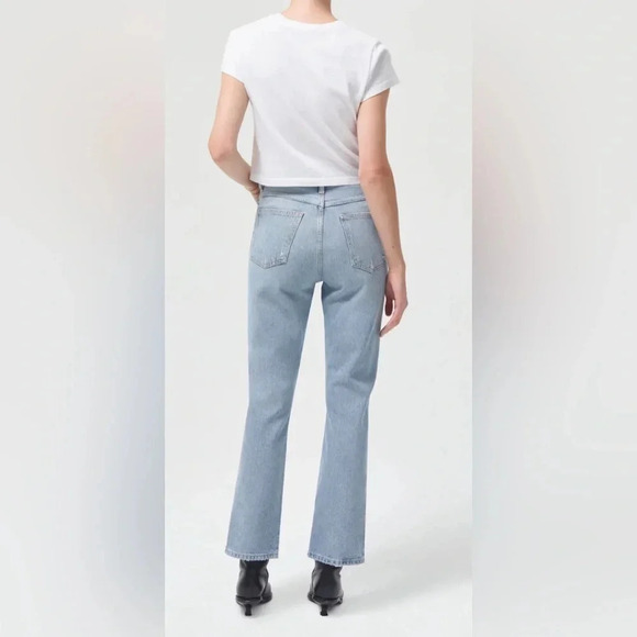 AGOLDE PINCH WAIST KICK FLARE IN RIPTIDE JEANS SIZE 30 B1219 - Picture 2 of 8